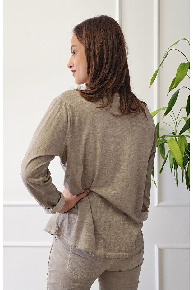 Sequined Imported Blouse - 3