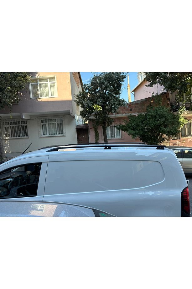 Renault Kangoo 2024-2025 Uzun Şase Aleminyum Üst Tavan Çıtasi Plus Serisi Siyah - 8