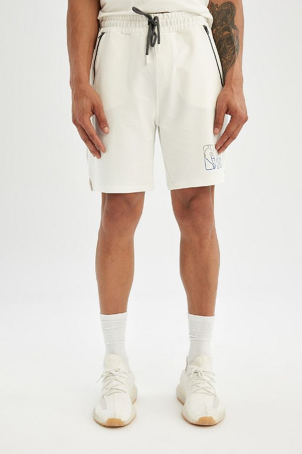 DeFactoFit NBA Wordmark Standart Fit Kısa Paça Şort B9905AX24SM - 4