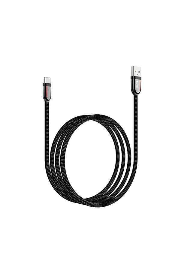 U74 3a Qc3 Iphone Android Uyumlu Type-c To Usb Hızlı Şarj Veri Kablosu Siyah 1.2 Metre - 5