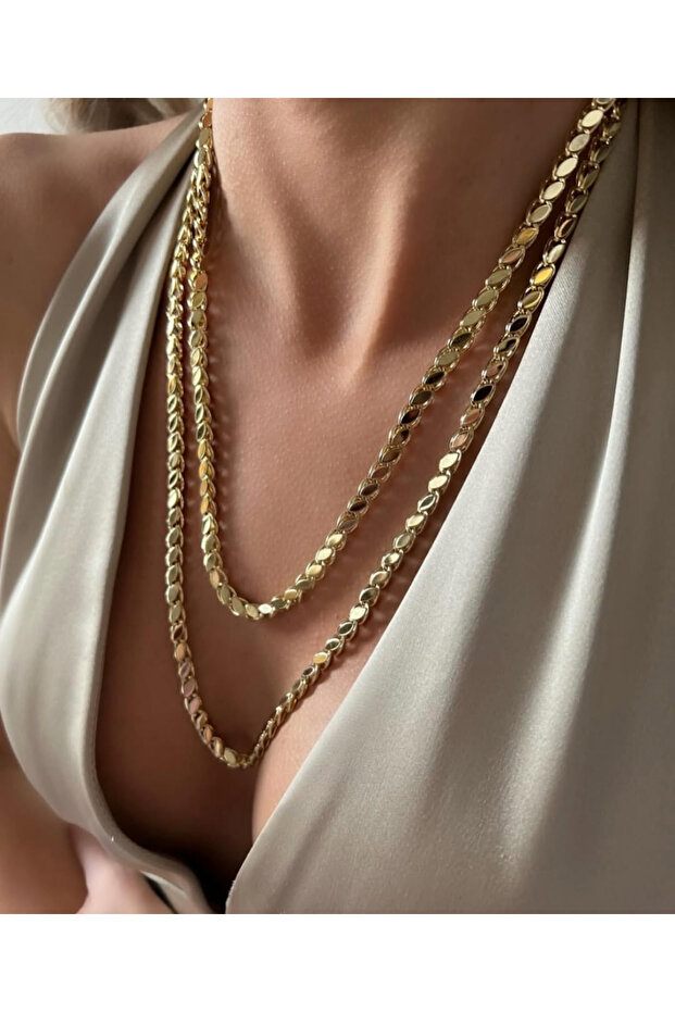 Arpa Zincir Kolye - 60 cm - 2