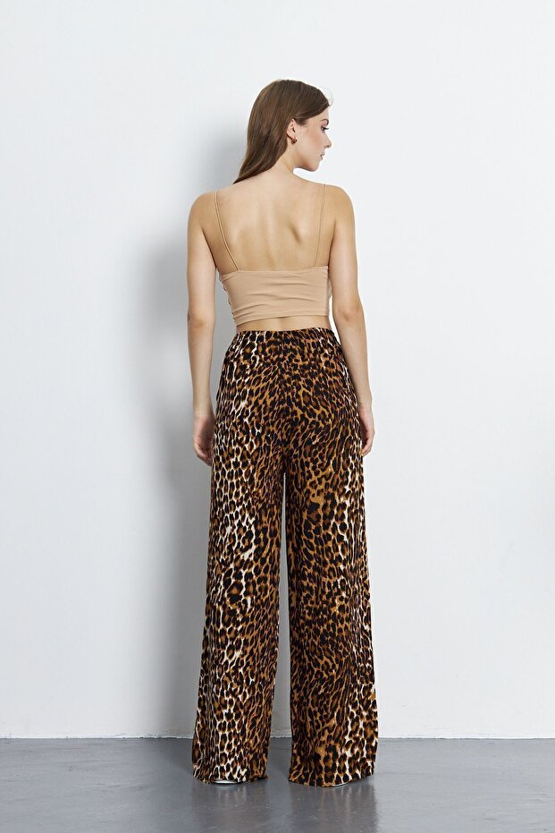 كريستينا ليوبارد منقوشة بنطلون - 6