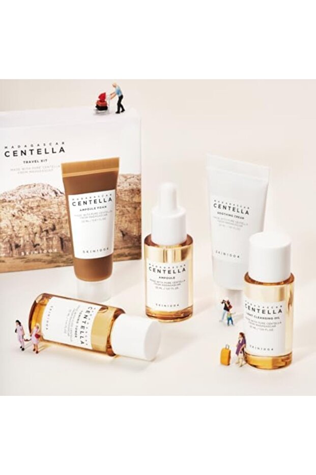 Madagascar Centella Travel Kit, Toner, Ampoule, Soothing Cream, Cleansing Oil, Ampoule Foam - 4