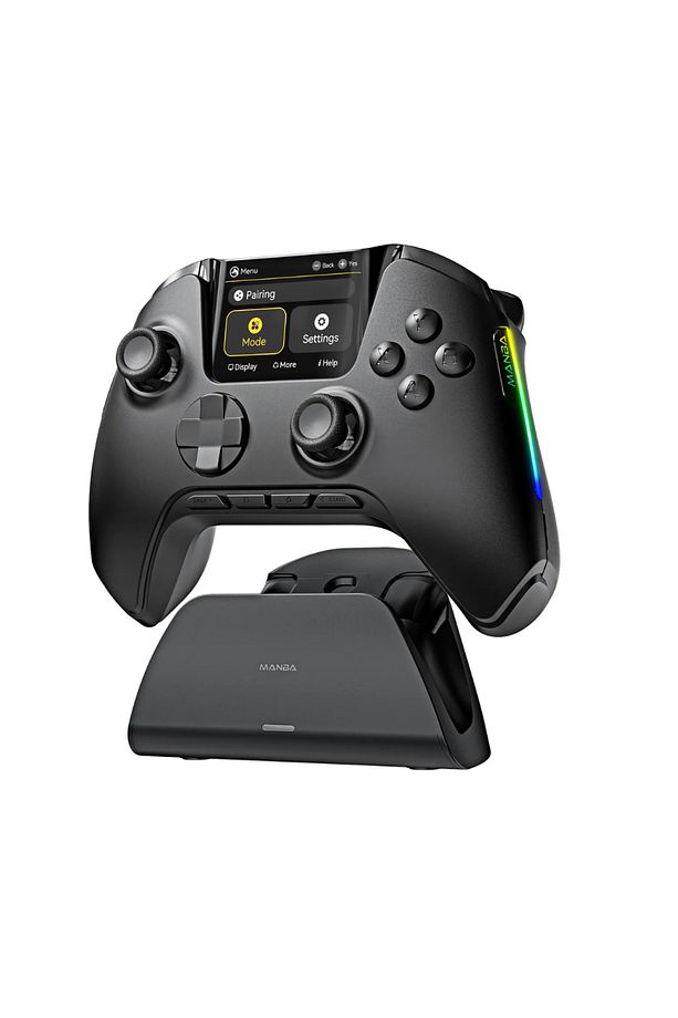Manba One Kablosuz Gamepad – 2” Ekran, Manyetik Stand, PC/Switch/Android/iOS Desteği - 1