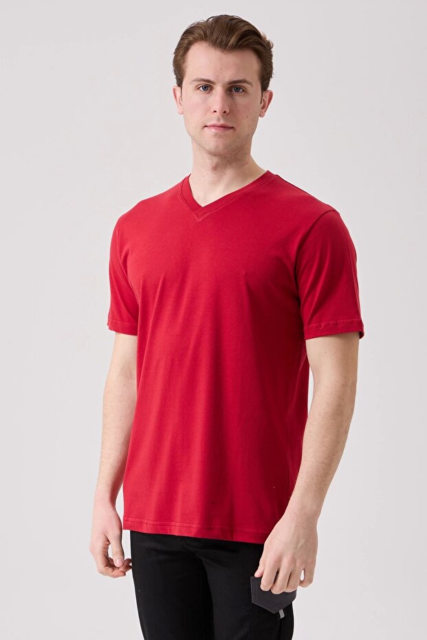 Galanthus V-Neck T-Shirt - Breathable, Comfortable and Stylish Design