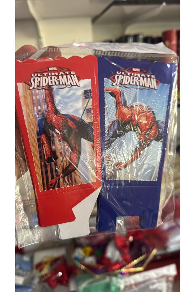 Spiderman Corn Box 8 Pcs - 1