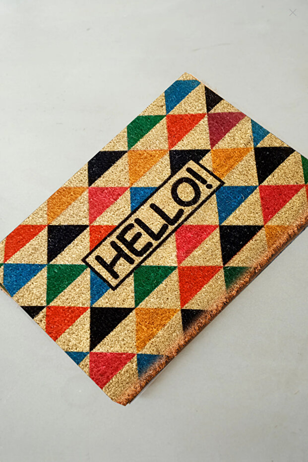 Coco Triangles Natural Koko Mat 40X60 cm