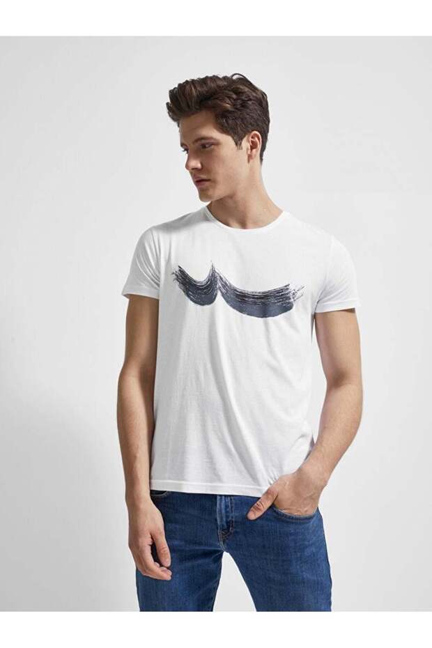 Sawahı Men's Crew Neck Short Sleeve T-Shirt 1225845446089
