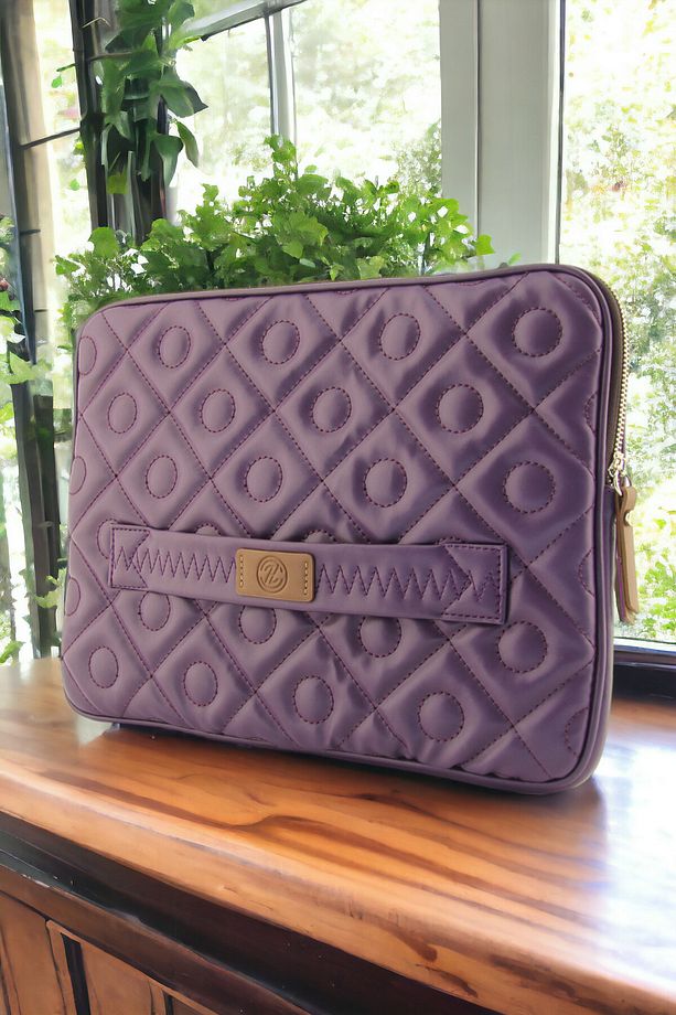 Unisex Kapitone Mac Book Air Pro Bilgisayar Notebook Kılıf Çantası - 1
