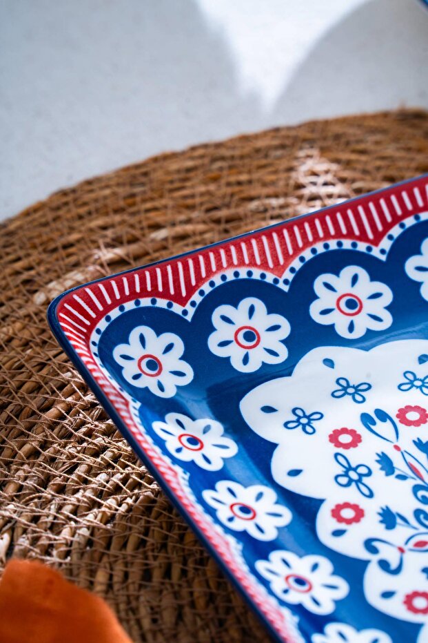 طبق تقديم مستطيل من إلسى - 22.5 سم - 2