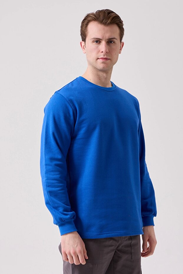 Galanthus Basic Sweatshirt - Long Sleeve, Cotton, Relaxed Fit, for Daily and Business Use - 2
