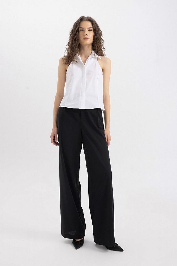 Fitted Poplin Kolsuz Gömlek C9233ax24sm - 2