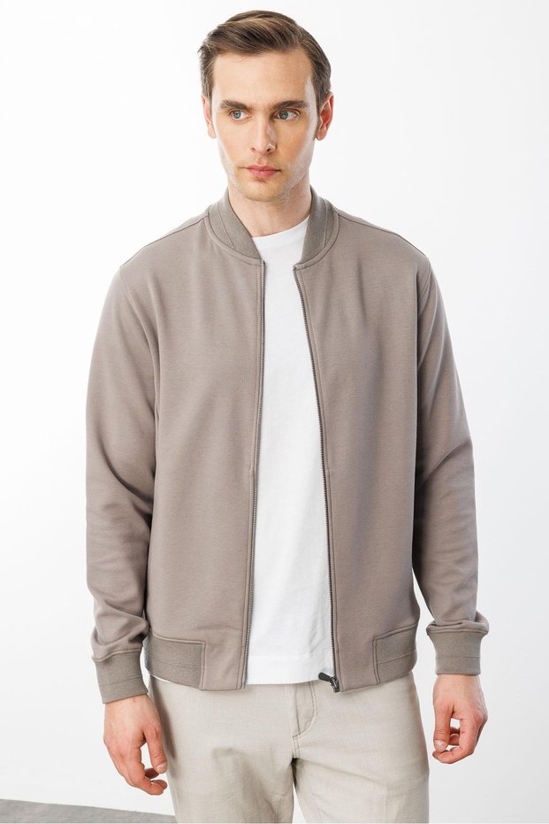 Men's Pockets - Sweatpants with Zipper Support Mink