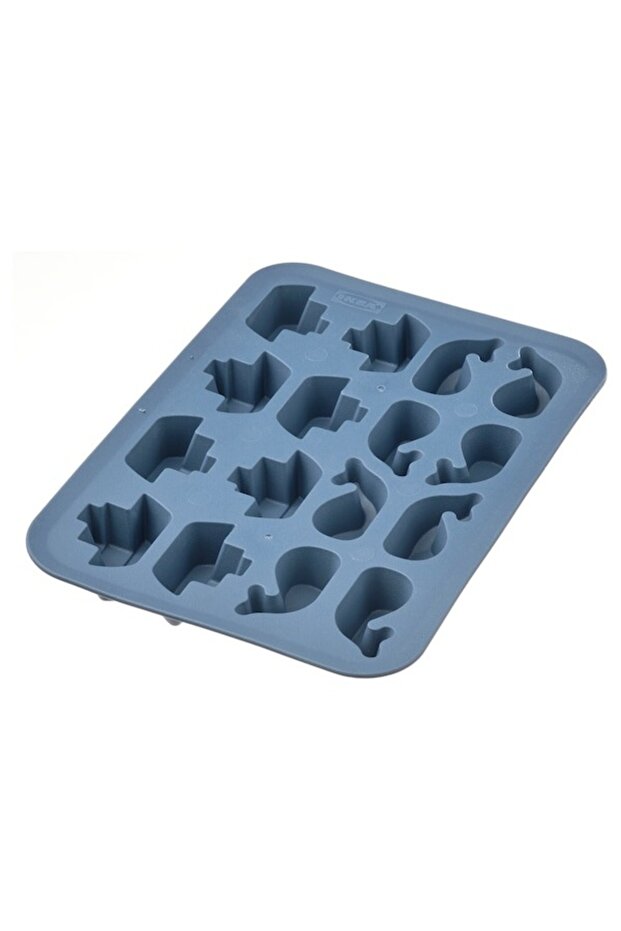 SURSÖT Ice Cube Tray – Mixed Colours | Easy-Release, Reusable Freezer Tray for Ice & Frozen Treats - 1