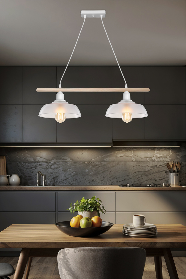 Arya İkili Avize Şeffaf - 4