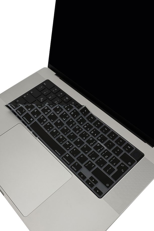 Arapça Klavye Macbook Kılıf Air Pro M1-m2-m3-m4 A2681 A2941 A2442 A2485 A3240 (UK-EU) Ile Uyumlu - 1