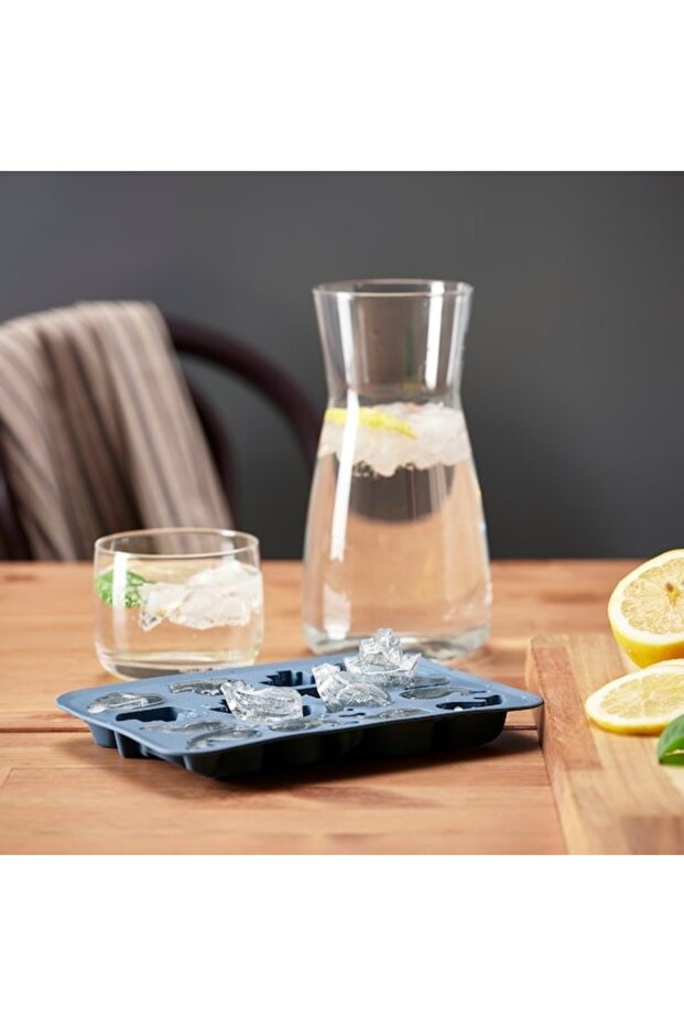 SURSÖT Ice Cube Tray – Mixed Colours | Easy-Release, Reusable Freezer Tray for Ice & Frozen Treats - 4