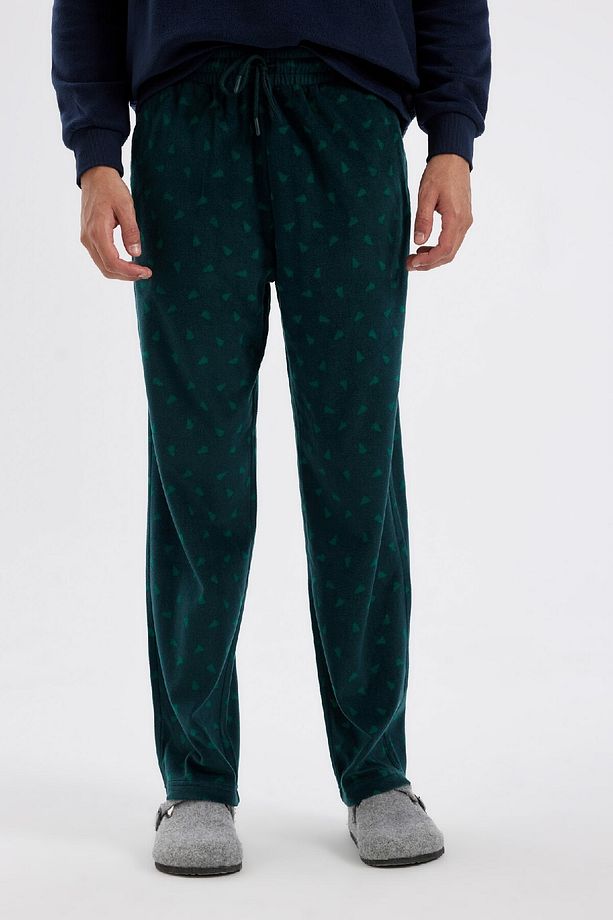 Desenli Cepli Polar Pijama Altı C6127ax24cw - 4