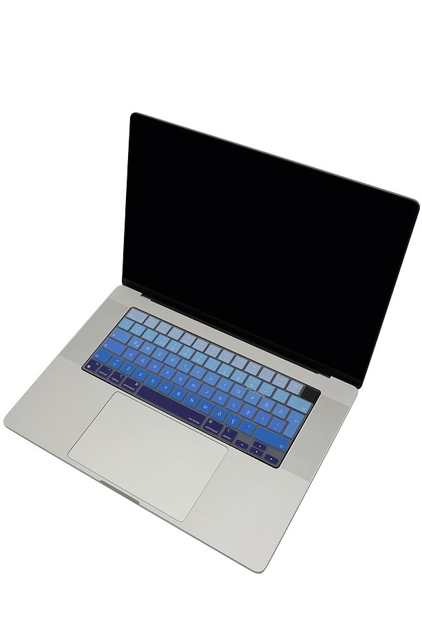 Macbook Kılıf Klavye Koruyucu Air Pro M1-m2-m3-m4 (TÜRKÇE Q) A2681 A2941 A2442 A2485 A3113 Ombre - 6