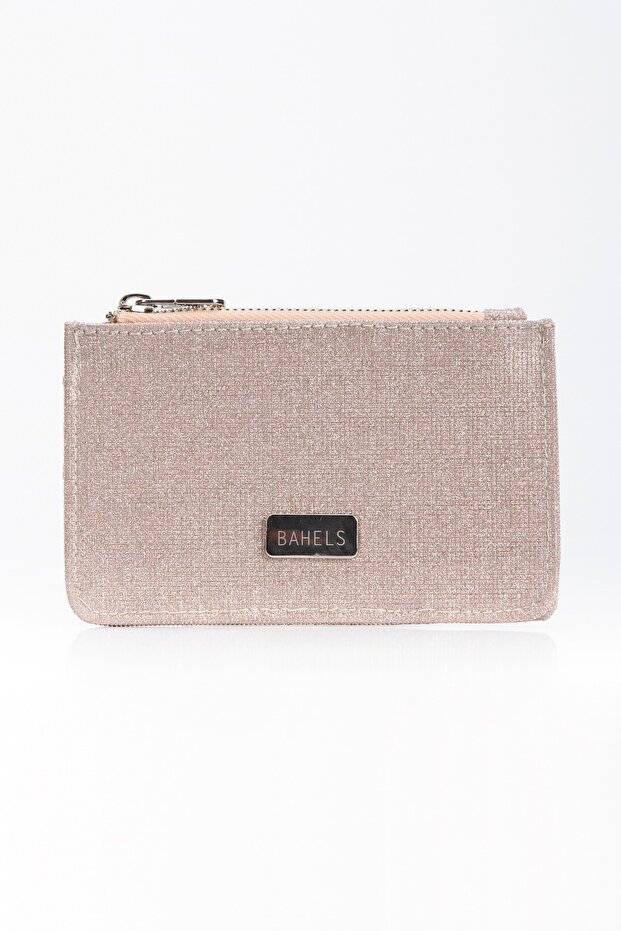 Baby Pink Viral Glitter Card Holder Wallet