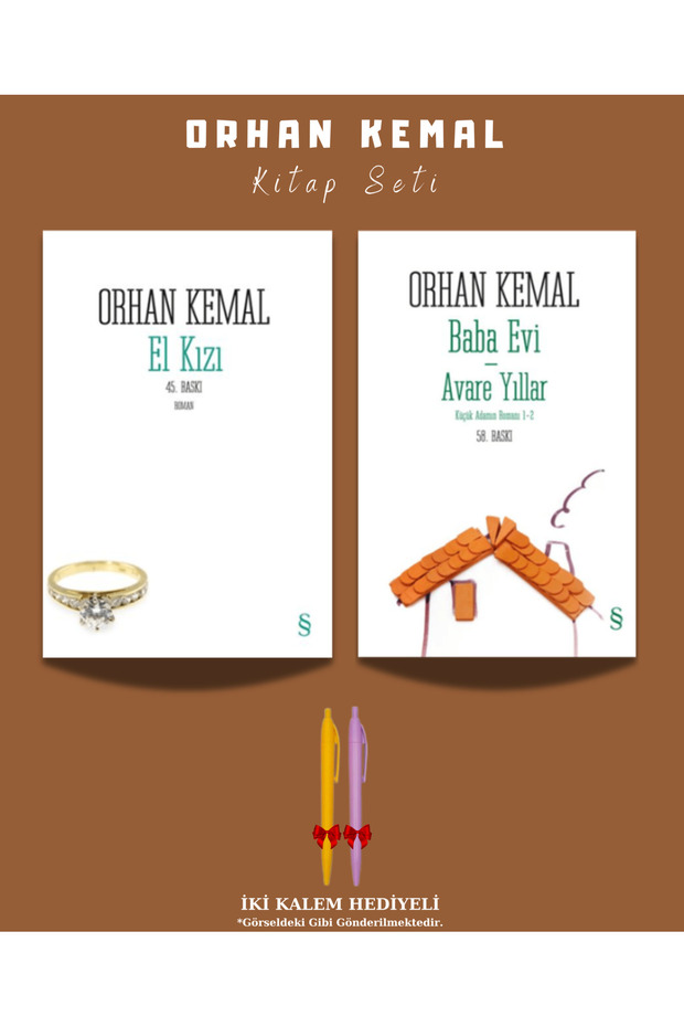 El Kızı - Baba Evi - Kitap Seti (2 Kitap) - Orhan Kemal