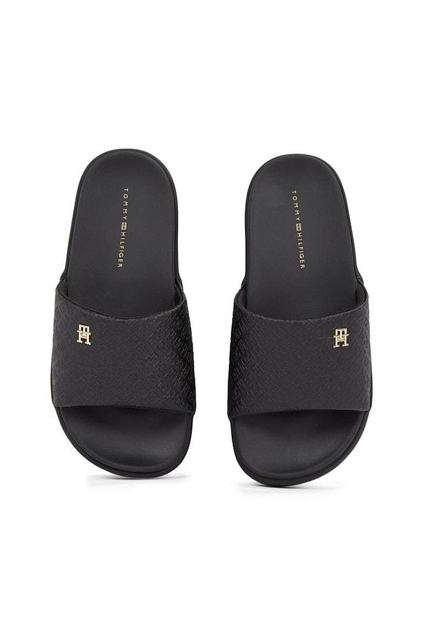 Kadın PLATFORM MONOGRAM POOLSLIDE Terlik - 4