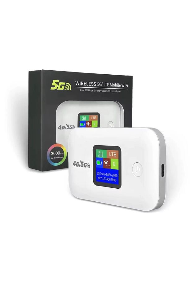 4g/5g Mobil Sim Kartlı Wifi Router 150mbps 3000mah Taşınabilir Hotspot Modem - 8