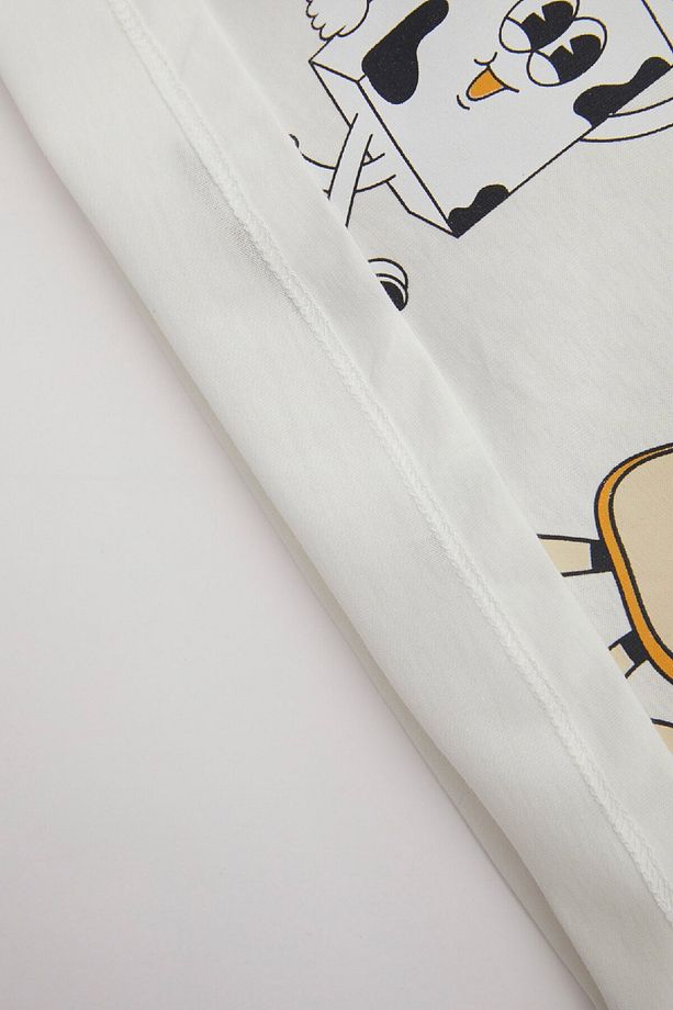 Erkek Bebek Pijama Takımı Penye Baskılı Kısa Kollu Üst Şort C5195a524hs - 4
