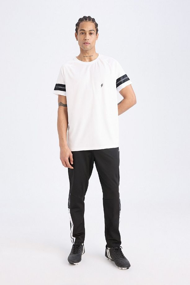Fit Sporcu Jogger Eşofman Altı Slim Fit Dar Kesim Standart Paça Skuba Dalgıç Kumaş D0670ax24a - 3