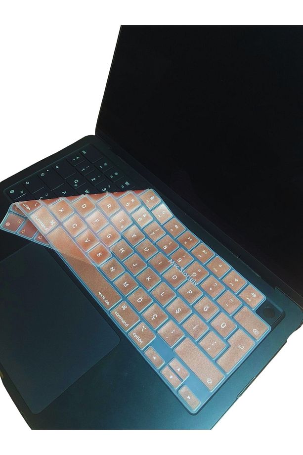 Macbook Kılıf Klavye Koruyucu Air Pro M1-m2-m3-m4 (TÜRKÇE Q) A2681 A2941 A2442 A2485 A3113 Uyumlu - 1