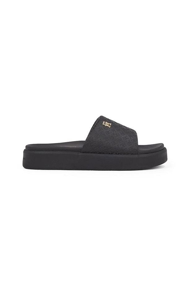 Kadın PLATFORM MONOGRAM POOLSLIDE Terlik - 6