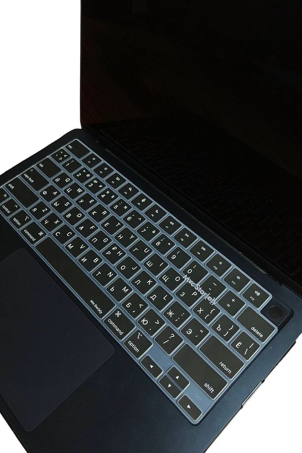 Rusça Klavye Koruyucu Macbook Air Pro Kılıf M1 M2 M3 M4 Çip (US-ABD) A2681 A2941 A2442 A2485 Uyumlu - 4