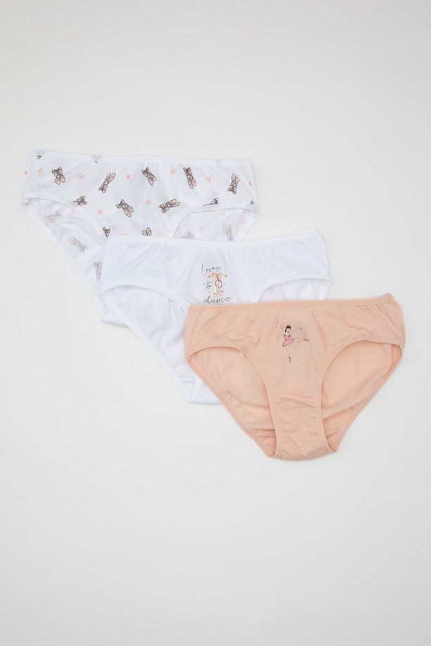 Kız Çocuk 3'lü Slip Külot C7972a824hs - 1