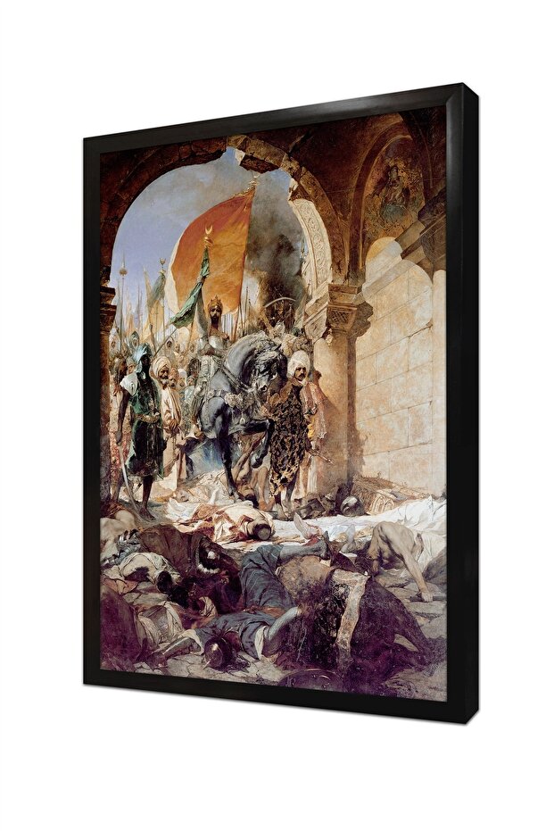 Fatih Sultan Mehmet Çerçeveli Mdf Tablo - 1