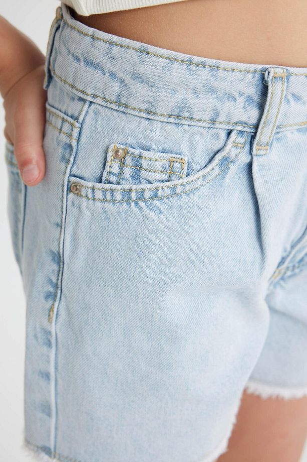 Kız Çocuk Jean Şort C9519A824SM - 8