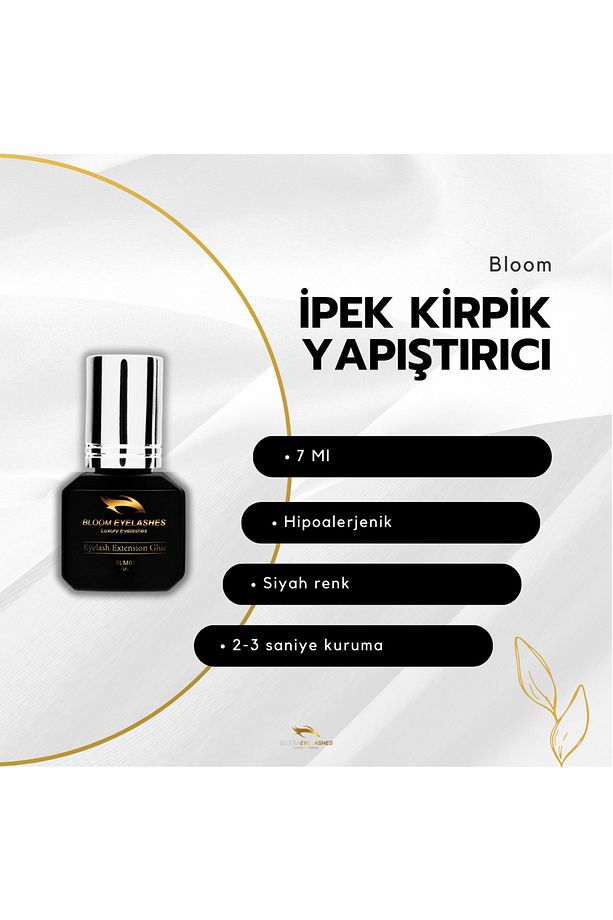 İpek Kirpik Yapıştırıcı 7 ml Siyah Hipoalerjenik (2-3 Saniye Kuruma Süresi) - 2