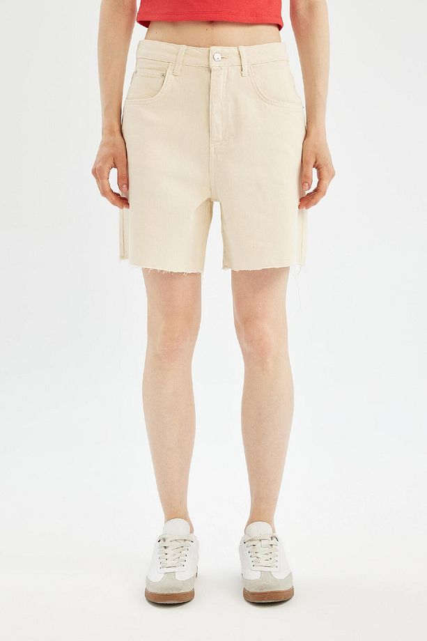 Coool Regular Fit Normal Bel Kısa Paça Gabardin Şort D0964AX24SM - 7