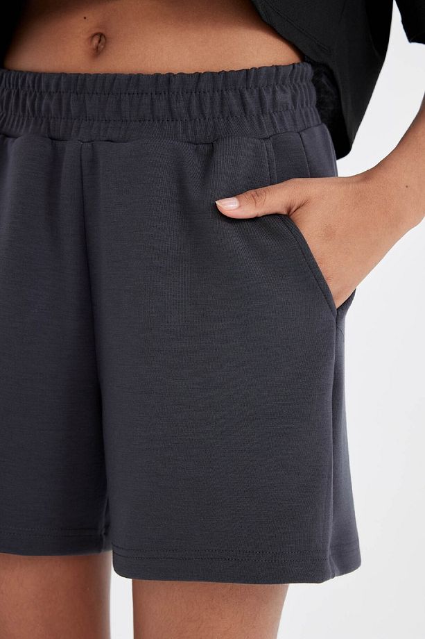 DeFactoFit Standart Fit Sporcu Kısa Paça Modal Şort D1278AX24HS - 6