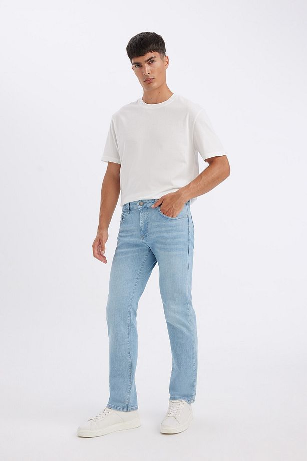 Sergio Regular Fit Normal Kalıp Normal Bel Boru Paça Jean Pantolon D1826AX24SM - 6