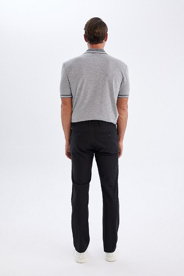Regular Fit Normal Kesim Yazlık Düz Paça Chino Kanvas Pantolon D1526ax24sm - 7