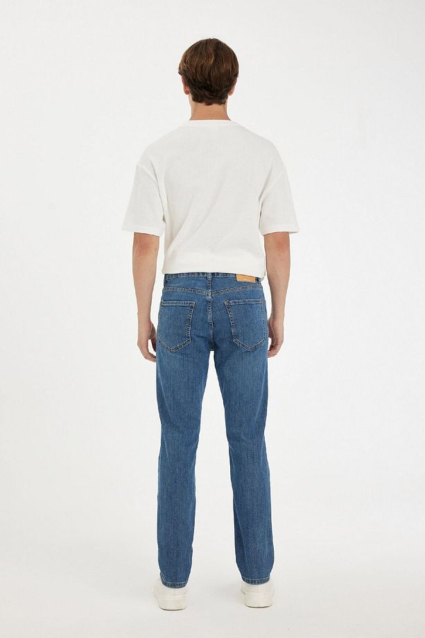 Sergio Regular Fit Normal Kalıp Normal Bel Boru Paça Jean Pantolon A6948ax24au - 7