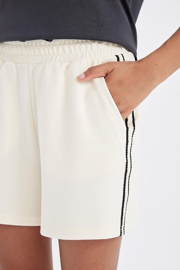 DeFactoFit Standart Fit Sporcu Kısa Paça Modal Şort D1279AX24HS - 7