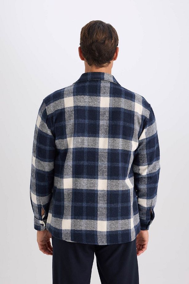 Regular Fit Kareli Uzun Kollu Gömlek D2628ax24au - 6