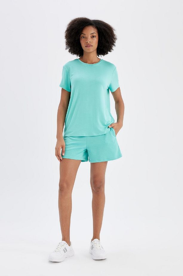 Fit Oversize Geniş Kalıp Kısa Paça Sporcu Şort C6135ax24hs - 1