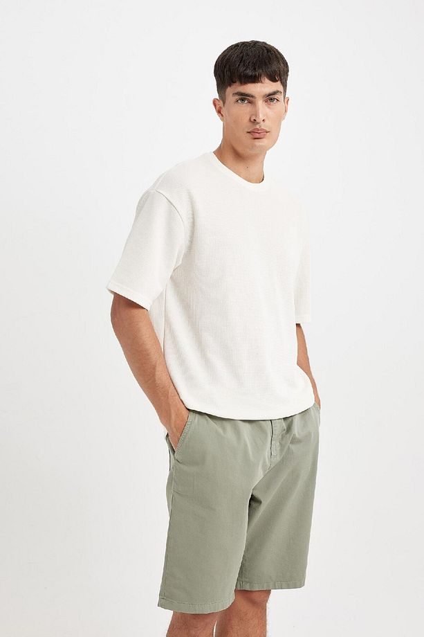 Regular Fit Gabardin Bermuda Şort D2899ax24hs - 5