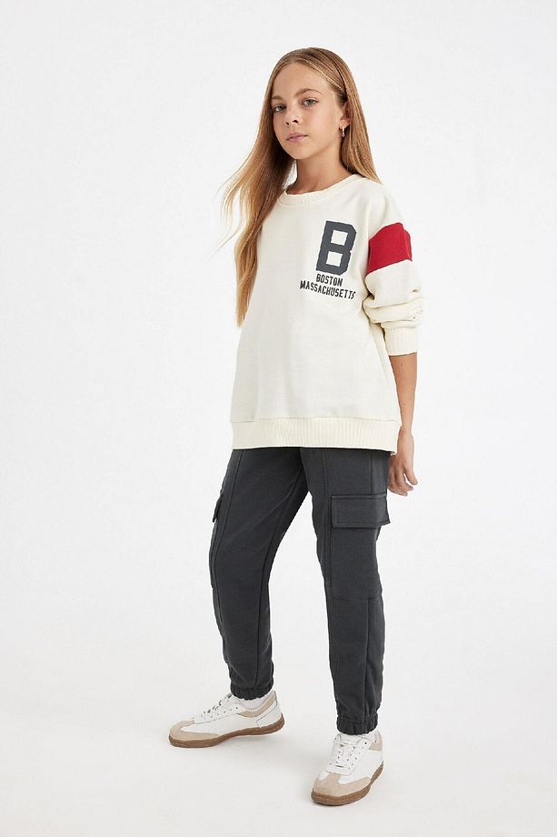 Kız Çocuk Kargo Jogger Pantolon D3202A824WN - 4