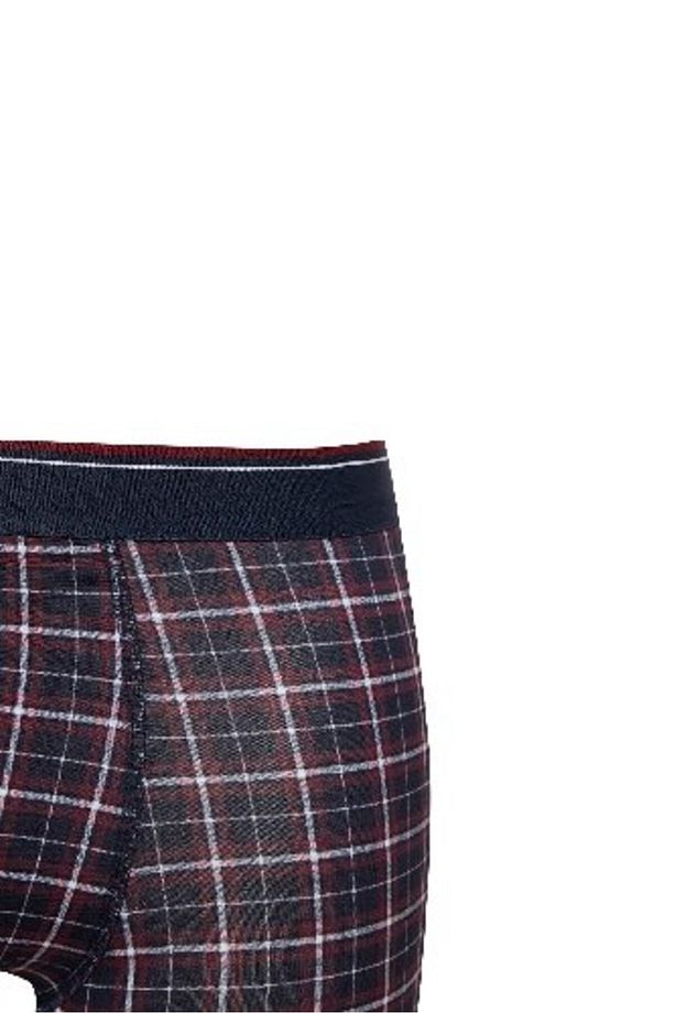Regular Fit Kareli 3'lü Boxer D2315ax24au - 4