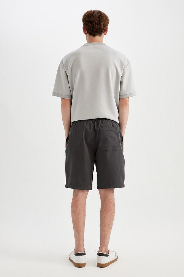 Regular Fit Gabardin Bermuda Şort D2899ax24hs - 5
