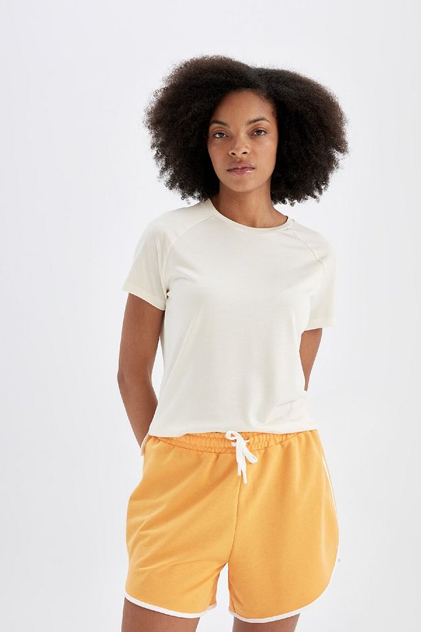 DeFactoFit Standart Fit Sporcu Kısa Paça Şort B0108AX24HS - 3