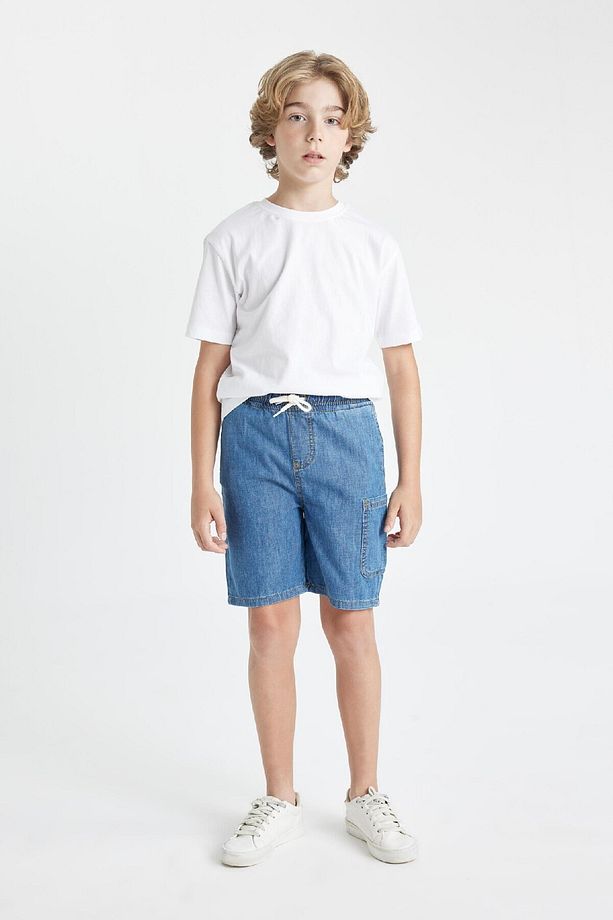 Erkek Çocuk Jean Şort D2687A824SM - 4